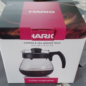 HARIO Coffee & Tea Server Teco Clear Glass carafe